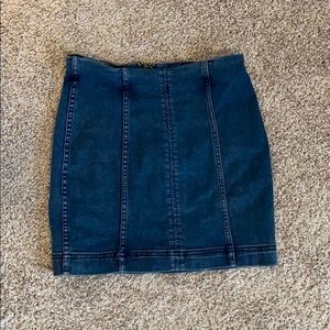 Free People Denim Skirt